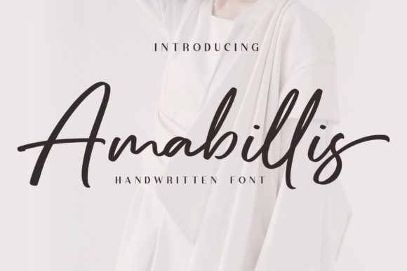 Amabillis: Elegant Script Font for Small Business Branding