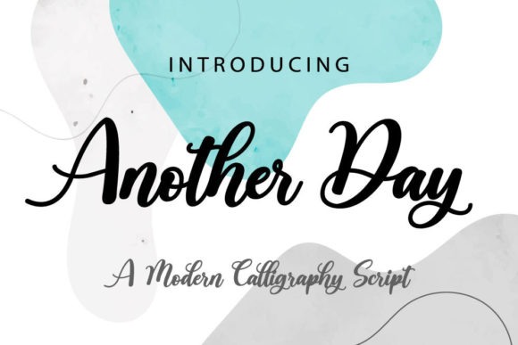 Another Day: A Delicate Script Font for Editorial Elegance