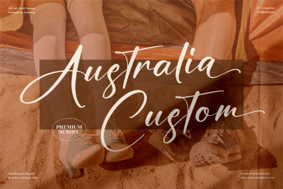 Australia Custom Script Font for Playful, Memorable Campaigns