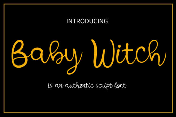 Baby Witch: An Elegant Script Font for Thoughtful Design