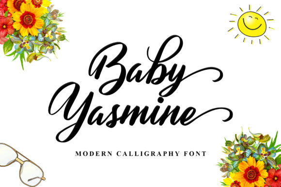 Baby Yasmine Script Font for Elegant Branding