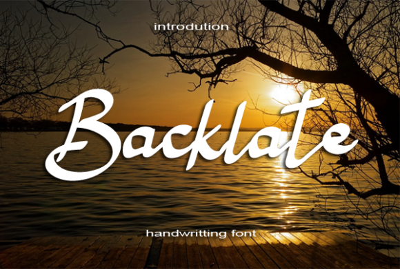 Backlate: A Chic Script Handwritten Font for Branding That Stands Out