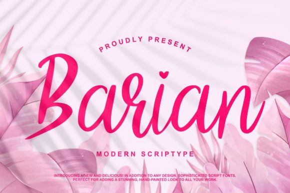 Barian: Elegant Script Font for Modern Web Design
