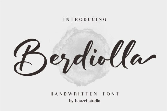 Berdiolla: A Romantic Script Handwritten Font for Brand Charm