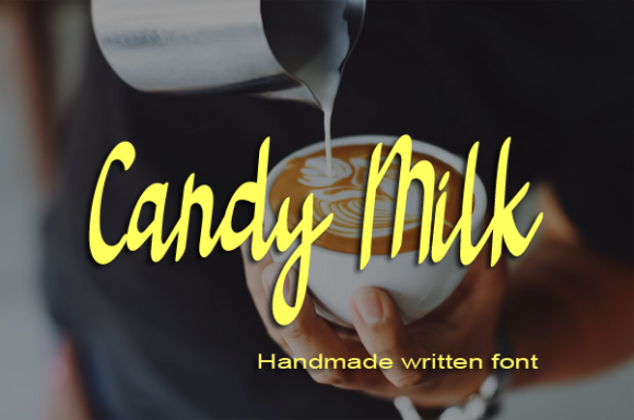 Candy Milk Script Font for Elegant Branding