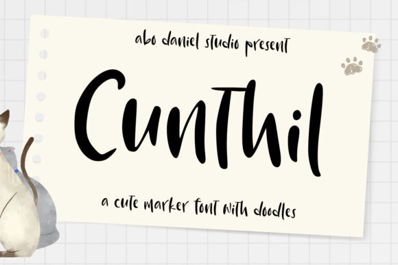 Cunthil Script Font for Handmade Creators