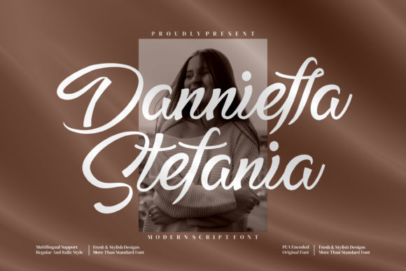 Dannieffa Stefania Font: A Thin, Graceful Script for Elegant Branding