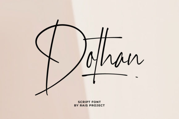 Dothan Font: A Sweet Script Handwritten Typeface for Small Business Branding