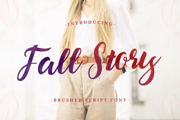 Fall Story: Elegant Script Font for Scroll-Stopping Brand Content