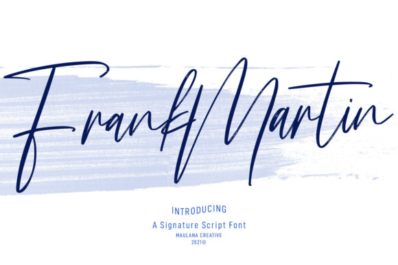 Frank Martin Script Font for Elegant Editorial Design