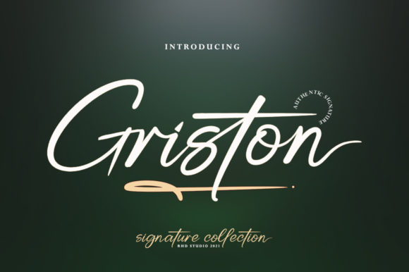 Griston: A Delicate Script Font for Elegant Branding