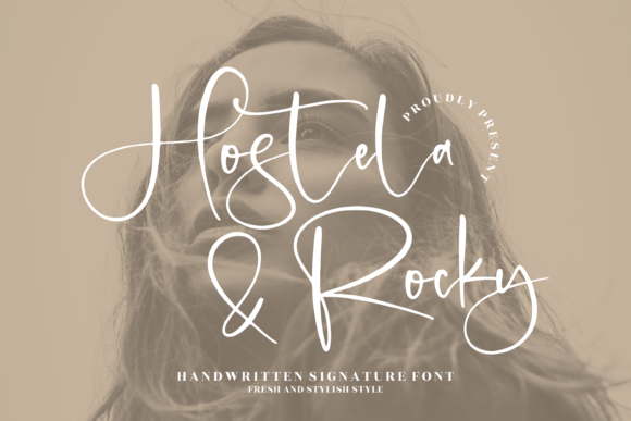 Hostela Rocky Script Handwritten Font for Makers