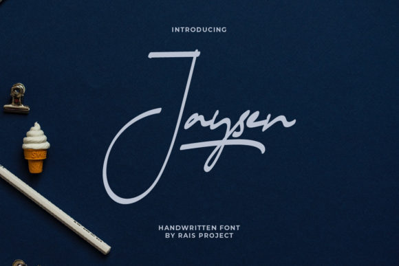 Jaysen Script Font for Elegant Brand Identity Design