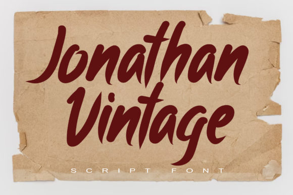 Jonathan Vintage Font for Fashion Branding & Editorial Design