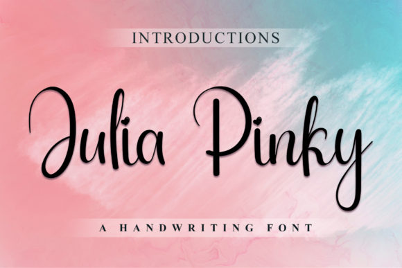 Julia Pinky Script Font for Elegant Branding