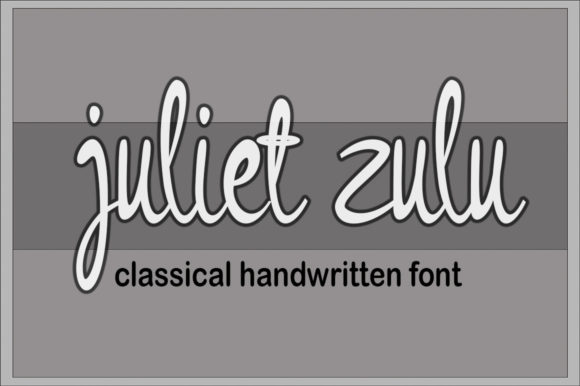 Juliet Zulu: A Script Handwritten Font for Elegant Branding