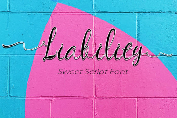 Liability Script Font for Elegant Handmade Designs