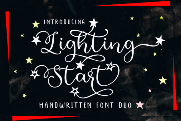 Lighting Start: A Magical Script Font for Elegant Branding