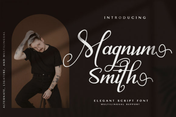 Magnum Smith Script Font for Handmade Creators