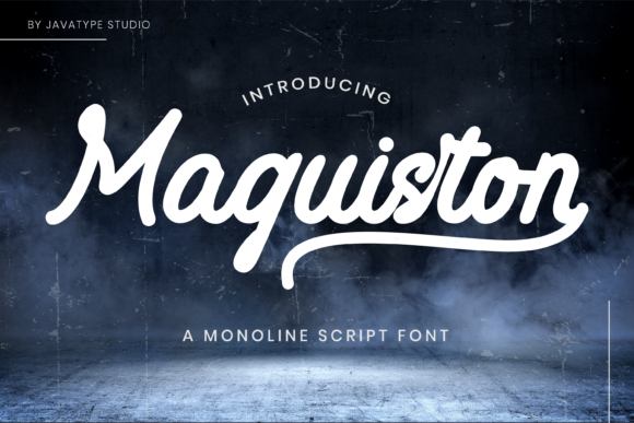 Maguiston: A Vintage Script Font for Fashion & Editorial Branding