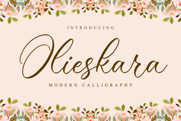 Olieskara: A Thin-Lettered Script Font for Elegant Editorial Moments
