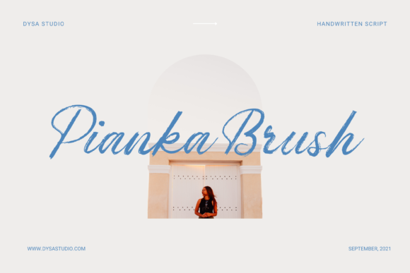 Pianka Brush: Elegant Script Handwritten Font for Designers