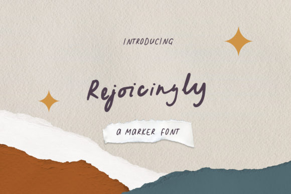 Rejoicingly: A Vintage Script Font for Thoughtful Editorial Design