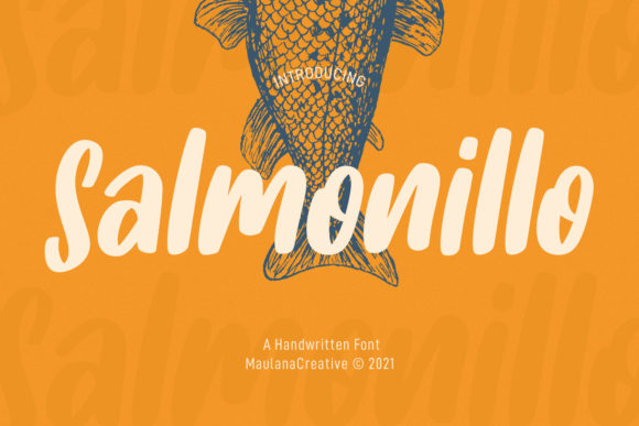 Salmonillo Font: A Paint Brushed Script for Memorable Branding