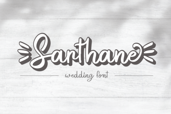 Sarthane Script Font for Elegant Brand Identity