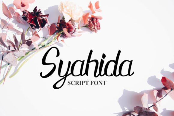 Syahida Font: A Delicate Script Handwritten Typeface for Elegant Branding