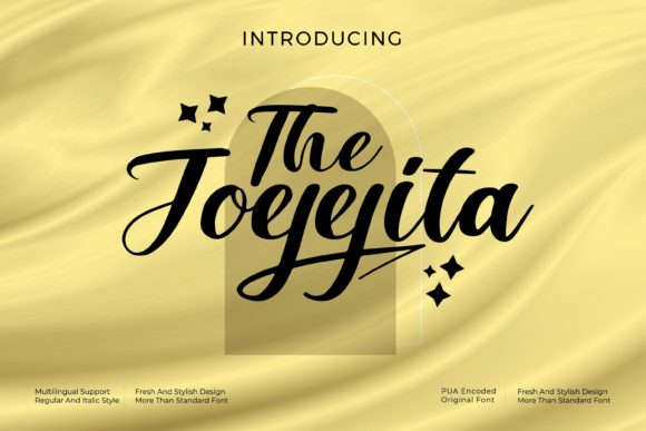 The Joejeita Script Font for Digital Creativity