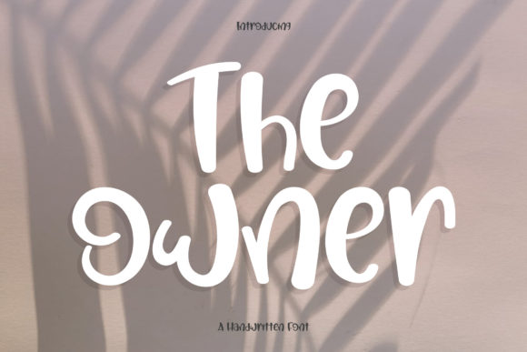 The Owner Script Font for Small Business Branding