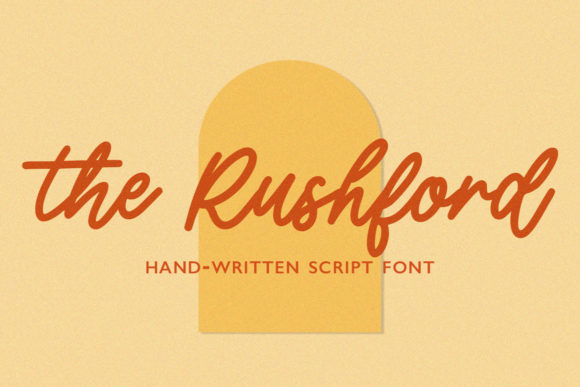 The Rushford Script Font for Elegant Digital Branding