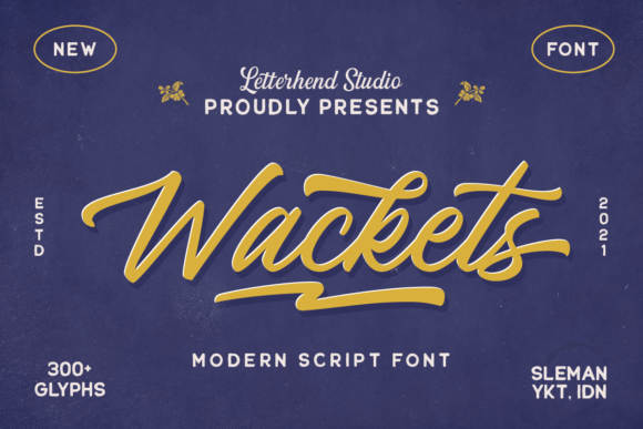 The Wackets: A Vintage Script Font for Thoughtful Editorial Design