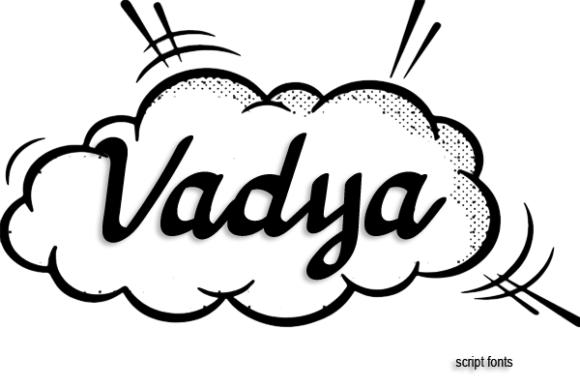 Vadya Script Font for Small Business Branding