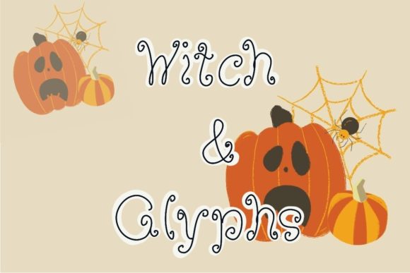 Witch Glyphs: A Whimsical Script Handwritten Font for Crafters