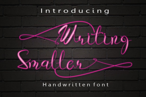Writing Smaller: An Elegant Script Handwritten Font for Real Design Work